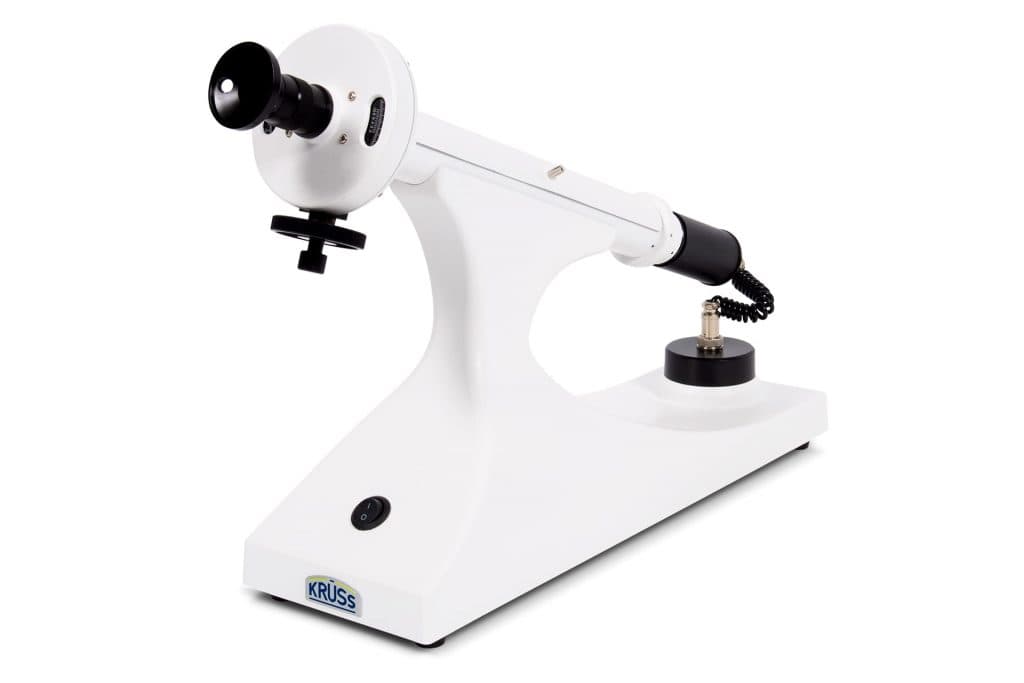 Polarimetru manual KRÜSS P1000-LED – aparatul și unitatea optică